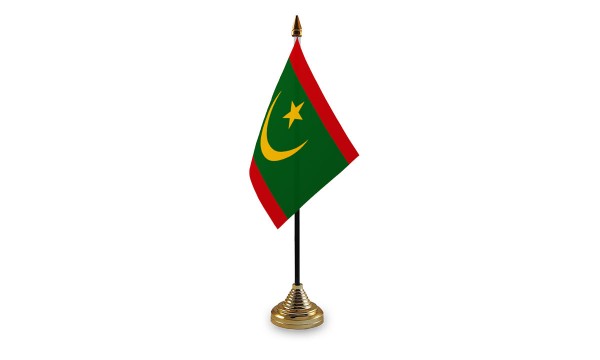 Mauritania New Table Flags